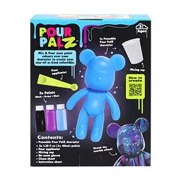 Pour Palz Набір для творчості Флюїд Арт - Ведмедик "Магія неону" S4 Neon ToyMonster Art.GS-G25023 - мініатюра 7