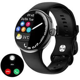 Розумний годинник Linwear LA24 з AMOLED дисплеєм (Чорний) - мініатюра 4