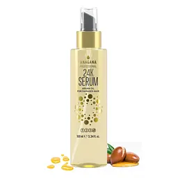Флюїд 24К з олією Арганії для пошкодженного волосся 24К SERUM argan oil for damaged hair ANAGANA 100 мл - мініатюра 2