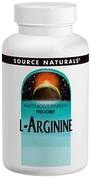 Аргінін Source Naturals L-Arginine 500 мг 100 таблеток