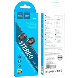 Навушники Hoco Celestial universal earphones with microphone M99 білі - мініатюра 9