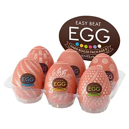 Набір мастурбаторів-яєць Tenga Egg Hard Boilded II (6 шт)