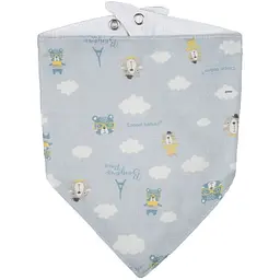 Слинявчик мусліновий Canpol babies Bonjour Paris, блакитний, 2 шт. (26/900_blu) - мініатюра 3