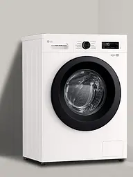 Пральна машина LG фронтальна, 7кг, 1200, A+++, 44см, дисплей, пара, інвертор, білий (F2Y1HS6W) - мініатюра 6