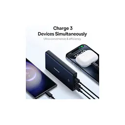 Батарея універсальна Baseus 10000mAh PicoGo 20W PD, QC, USB-A, 2*USB-C, Black (P10076801123-00) - мініатюра 10