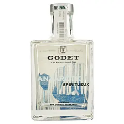 Коньяк Antarctica Godet Icy White, 40%, 0,5 л, у подарунковій упаковці з келихом - мініатюра 3