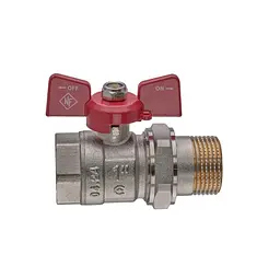 Кран кульовий з американкою Nolf classic 1" прямий NFC.921-10 (NF3152) - мініатюра 2