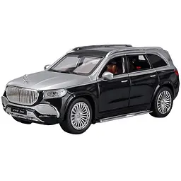 Колекційна металева модель позашляховика АвтоЕксперт Mercedes-Maybach GLS 600 з інерцією, світлом та звуком 1:24
