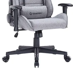 Ігрове крісло GamePro GC575FB Gray Fabric (GC575FG) - мініатюра 6