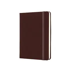 Книга записна Optima Namib А6, тверда обкладинка, гумка, білий блок, лінія, бордо (O20387-18)
