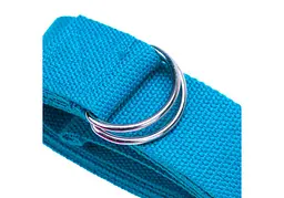 Ремінь для йоги EasyFit Блакитний (EF-1830-M) - мініатюра 2