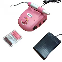 Фрезер для манікюру та педикюру 30000 фрезер для нігтів рожевий Nail Polisher HC-601 - мініатюра 2