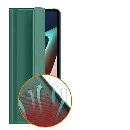 Чохол-книжка BeCover Tri Fold Soft TPU Silicone для Apple iPad Pro 12.9 2020/2021/2022 Dark Green (709713) - мініатюра 4