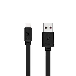 USB Cable Hoco X5 Bamboo Lightning Black 1m