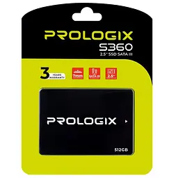 SSD диск 512GB Prologix S-360 2.5 SATAIII TLC - мініатюра 3