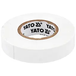 Ізоляційна стрічка Yato 15 ММ X 20 М X 0,13 ММ, біла (YT-81596)