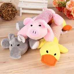 М'яка іграшка для собак Ducling, Elephant & Pig - мініатюра 3