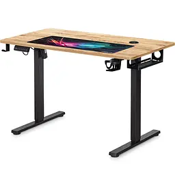 Стіл Mealux PowerDesk Energy Mahogany з електрорегулюванням висоти (арт. EVO-201 Energy Mahogany/B)