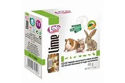 Мінеральний камінь для гризунів Lolo Pets овочі 40 г LO-71059