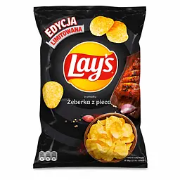 Чіпси Lay’s Edycja Limitowana Zeberka z Pieca зі смаком запечених реберець 285 г