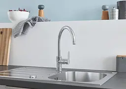 Кухонна мийка з нержавіючої сталі Grohe K200 31552SD1, Нержавіюча сталь - мініатюра 6