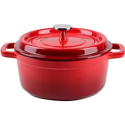 Каструля чавунна Ringel Essen з кришкою 24 см (3.8 л) (RG-2300-24)