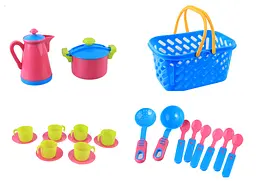 Посуд у кошику Kinderway 04-437