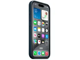 Чохол для смартфона Apple iPhone 15 Pro FineWoven Case with MagSafe Pacific Blue (MT4Q3) - мініатюра 3