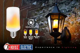 Cвітлодіодна лампа Horoz Electric з ефектом полум’я FIREFLUX 5W E27 - мініатюра 6