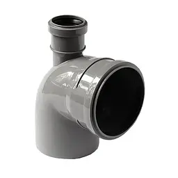 Коліно VSplast 110x90° з вiдводом 50мм (вертикальне) 000018616