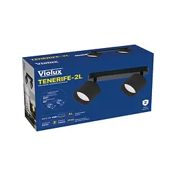 Cвітильник точковий накладний TENERIFE-2L чорний GX53 IP20 Violux ( 340114 ) - мініатюра 8