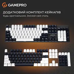 Клавіатура GamePro Genesis Metallic Outemu Red Swithes USB Black (MK144B) [152665] - мініатюра 14