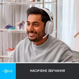 Навушники Logitech Zone Vibe 100 Wireless Off-White (981-001219) - мініатюра 4