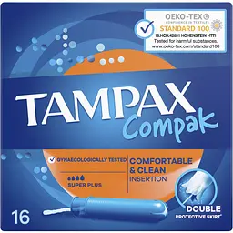 Тампони Tampax Compak Super Plus з аплікатором 16 шт. - мініатюра 2