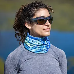 Бафф Buff Coolnet UV+ Realtree Wav3 Blue Yellow Синій-Жовтий - мініатюра 3