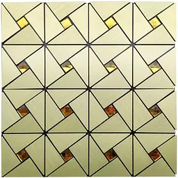 Самоклеюча панель під алюміній Sticker Wall SW-00001172 30x30смx3 мм Зелений