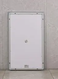 Дзеркало Mixxus ARD MR06-60x80 з LED Touch, Anti-fog, димером, регулюванням яскравості, годинником (MI6929) - мініатюра 7