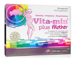 Вітаміни та мінерали Vita-min Plus Mother, 30 капсул Olimp vit0000869