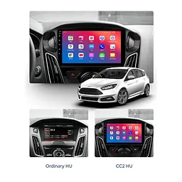Штатний головний пристрій EasyGo FD910-F50 9 inch Ford Focus 2011-2019 - мініатюра 2