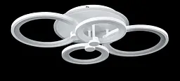 Люстра стельова LED Splendid Ray LK237/2+2, 160W, білий, з пультом, сучасний стиль - мініатюра 5