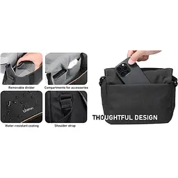 Сумка для фотоапарата Ulanzi Vijim Light weight Single-shoulder Black (B085 F02) [161563] - мініатюра 6