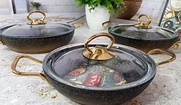 Набір посуду (омлетниці) O.M.S. Collection 3032 Gold - мініатюра 8