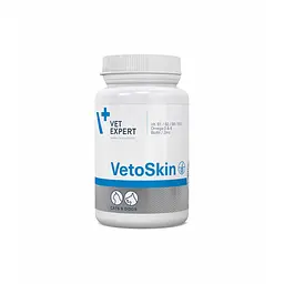 Вітаміни для собак та котів VetExpert VetoSkin для покращення стану шерсті - мініатюра 2