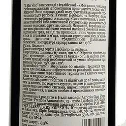 Вино Gian Piero Marrone Mio Piemonte Rosso DOC, червоне, сухе, 13,5%, 0,75 л (789208) - мініатюра 4