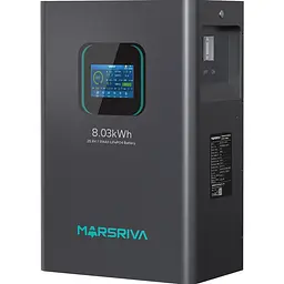 Акумулятор Marsriva LiFePO4 24 В (25.6 В/314 А·год/8038 Вт·год) (MR-LBP24-314-WMT) [175558] - мініатюра 3