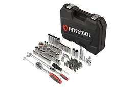 Набір автомобільного ручного інструменту Intertool ET-9108 1/4" x 1/2" у наборі 110 предметів RED - мініатюра 3