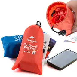Чохол для рюкзака Naturehike NH15Y001-Z S  20-30 л  блакитний - мініатюра 5