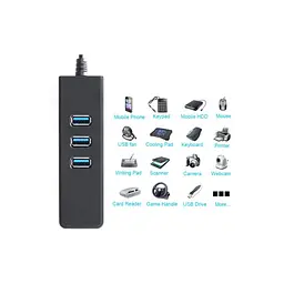Концентратор Dynamode USB 3.0 Type-A - RJ45 Gigabit Lan, 3*USB 3.0 (USB3.0-Type-A-RJ45-HUB3) - мініатюра 8