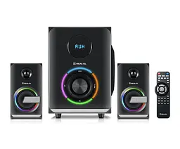 Комп'ютерна акустична система Real-El M580 2.1 Black - мініатюра 3