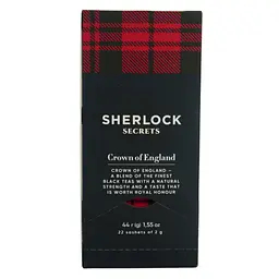 Чай чорний Sherlock Secrets Crown of England 44 г (22 шт x 2 г) - мініатюра 2
